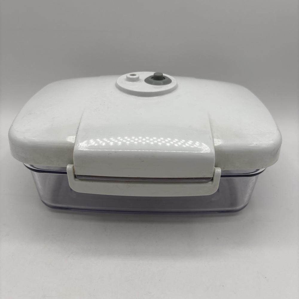 Food Saver Quick Marinator 1 Qt  Vacuum Seal Container Storage EUC